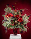 Crimson winter luxe