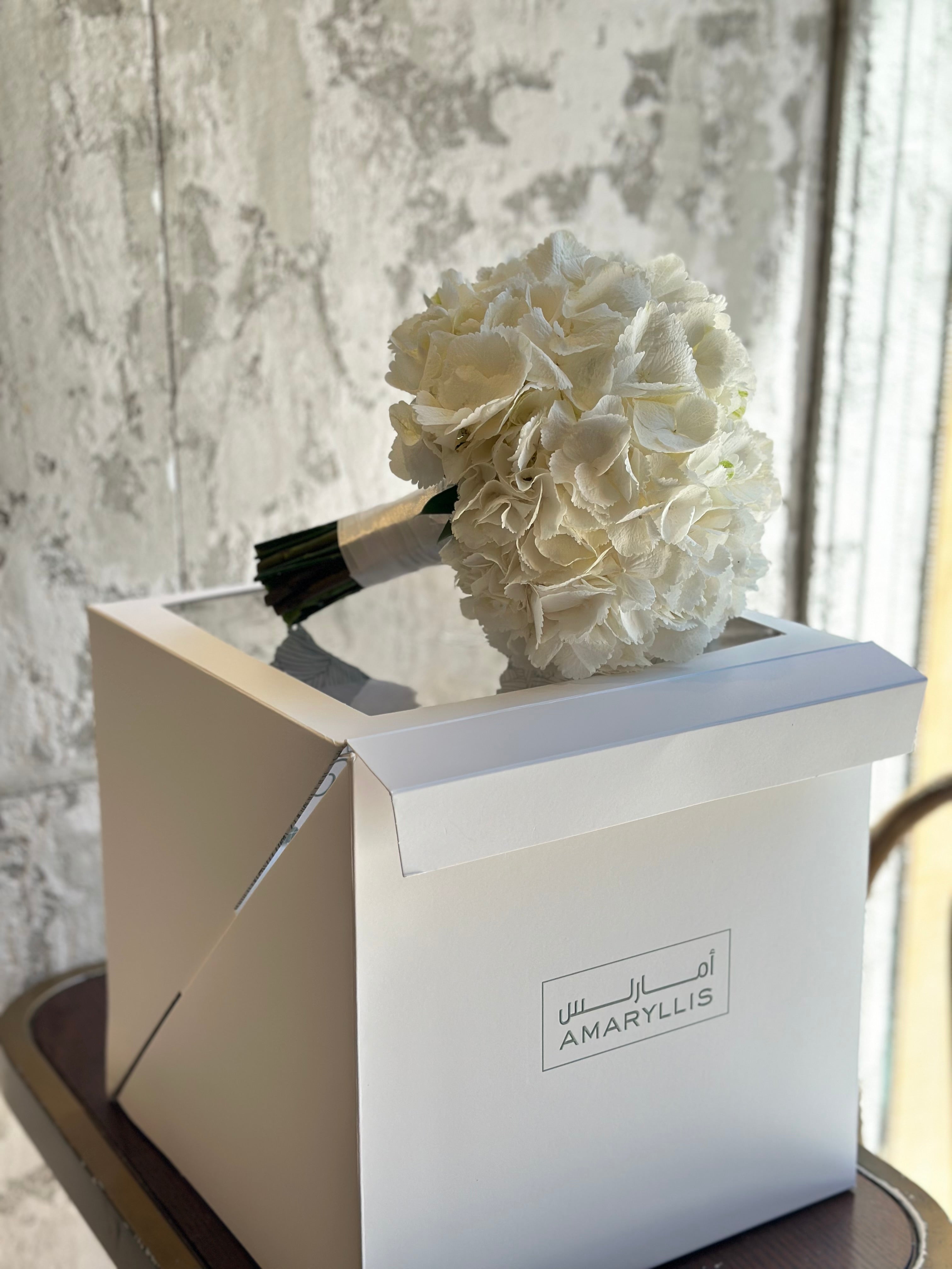 Hydrengea flower bridal bouquet